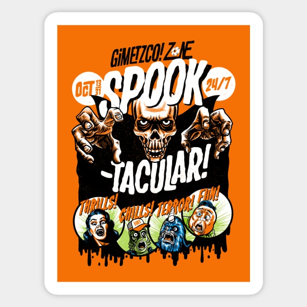 G’Zap Spooktacular Sticker by GiMETZCO!